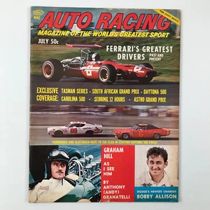 Auto Racing Magazine July 1969 Subscription Edition - Imagen 1 de 2