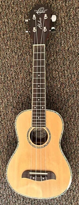 Oscar Schmidt by Washburn OU3 Concert Ukulele w/Hardshell Case PLUS! - Image 1 of 4