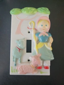 Vintage Little Bo Peep Light Switch Cover - Picture 1 of 6