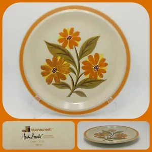 Vintage 12" Stonecrest Plate Andre Ponche Capri Large 4174 Japan Fall Flowers - Picture 1 of 9