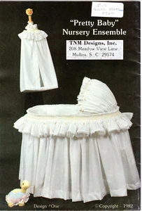 "Pretty Baby" Nursery Ensamble ©1982 Design #One Sewing Craft Pattern UNCUT NEW - Picture 1 of 3