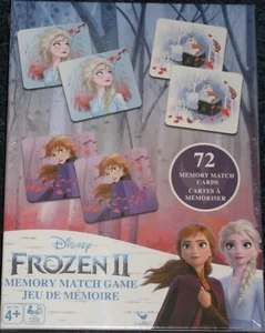 Disney FROZEN II Memory Match Game NEW Sealed Free Ship ! No Reading Required - Picture 1 of 2