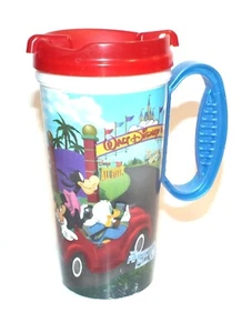 Disney Resorts Refillable Mug Travel Cup Walt Disney World Mickey Mouse Blue - Picture 1 of 24