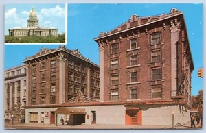 Postal cromada c1988 Denver Colorado State Argonaut Hotel #C14 - Imagen 1 de 2