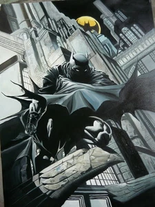 Batman Dark Knight Gemälde 30x20 Rahmen verfügbar. Bane Riddler Gotham Bane Joker - Bild 1 von 2