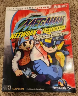 Mega Man Network Transmission Strategy Guide Bradygames 2003 Gamecube Capcom - Image 1 of 3