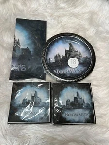HARRY POTTER HOGWARTS PARTYZUBEHÖR SET TELLER, SERVIETTE, TISCHDECKE - Bild 1 von 5