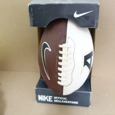 Pelota de fútbol americano de 4 paneles con logotipo del equipo de caballeros negros del ejército NIKE 2010-2015 RARA de colección Foto 1 de 4