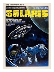 Soviet Space Movie Poster Print SOLARIS Tarkovsky Rare Italy Edition 18x24" - Picture 1 of 1