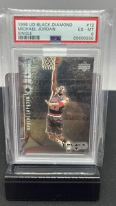 1998 Upper Deck Black Diamond Michael Jordan #12 PSA 8 NM-MINT SINGLE Basketball - Picture 1 of 2