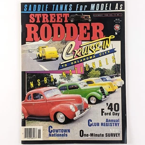 Street Rodder Magazine November 1986 - NSRA Nationals, Vintage Roadsters, Clubs - Picture 1 of 10
