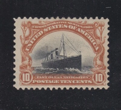 US 299 10c Pan American Mint F-VF OG H SCV $115 - Image 1 of 2