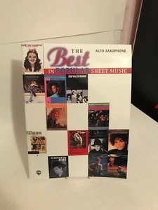 The Best In Popular Sheet Music Alto Saxophone Dan Coates Warner Bros Music Book - Picture 1 of 5