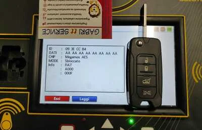 Jeep RENEGADE Fiat TIPO CHIAVE VERGINE REMOTE SIP22 MEGAMOS AES ID88 MQB fm 433