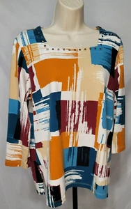Blusa Alfred Dunner manga 3/4 ¡talla mediana! - Imagen 1 de 2