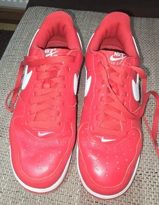 Nike rote Leder Sneaker Gr.43 - Bild 1 von 5
