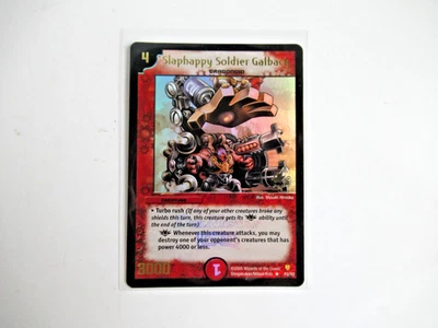 Duel Masters TCG - Slaphappy Soldier Galback - DM08 - P2/Y2 - English NM - Image 1 of 2