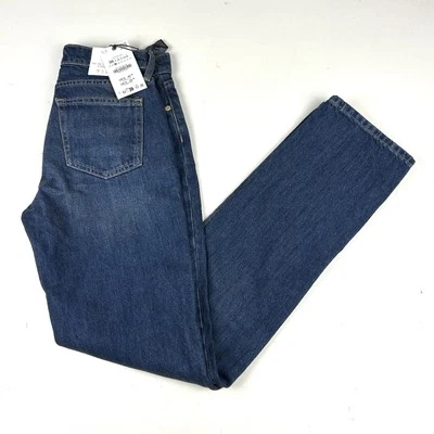 New Zara Low Rise Straight Leg Blue Jeans Size EUR 36 US 4 - Image 1 of 4