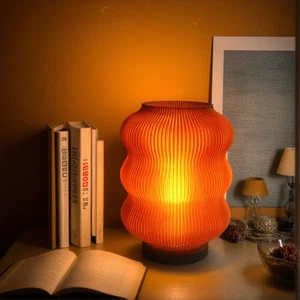 Cozy table lamp – Sustainable Mood Lighting – Soft Glow Bedside Light - Picture 1 of 17