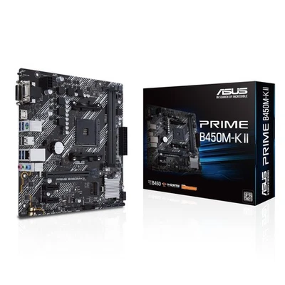 ASUS PRIME B450M-K II, Scheda madre micro ATX AMD B450 (Ryzen AM4) con supporto  - Immagine 1 di 4