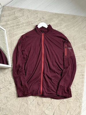 Brújula Icebreaker de lana merino para hombre cremallera completa manga larga talla XL Foto 1 de 4