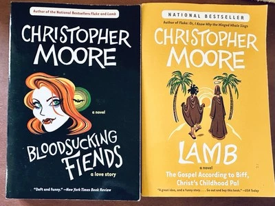Christopher Moore Lot (Bloodsucking Fiends, Lamb) Horror/Humor - Image 1 of 4