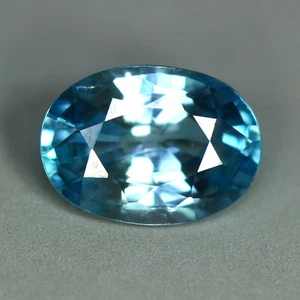 1.16 Cts_Fantastic Diamond Lustrous_100 % Natural Unheated Blue Zircon_Cambodia - Picture 1 of 3