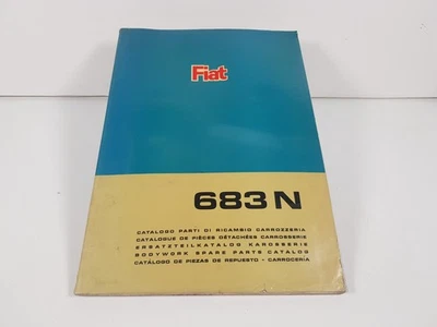 Manuale officina catalogo ricambi carrozzeria Fiat 683 N autocarro camion ed '67 - Immagine 1 di 4