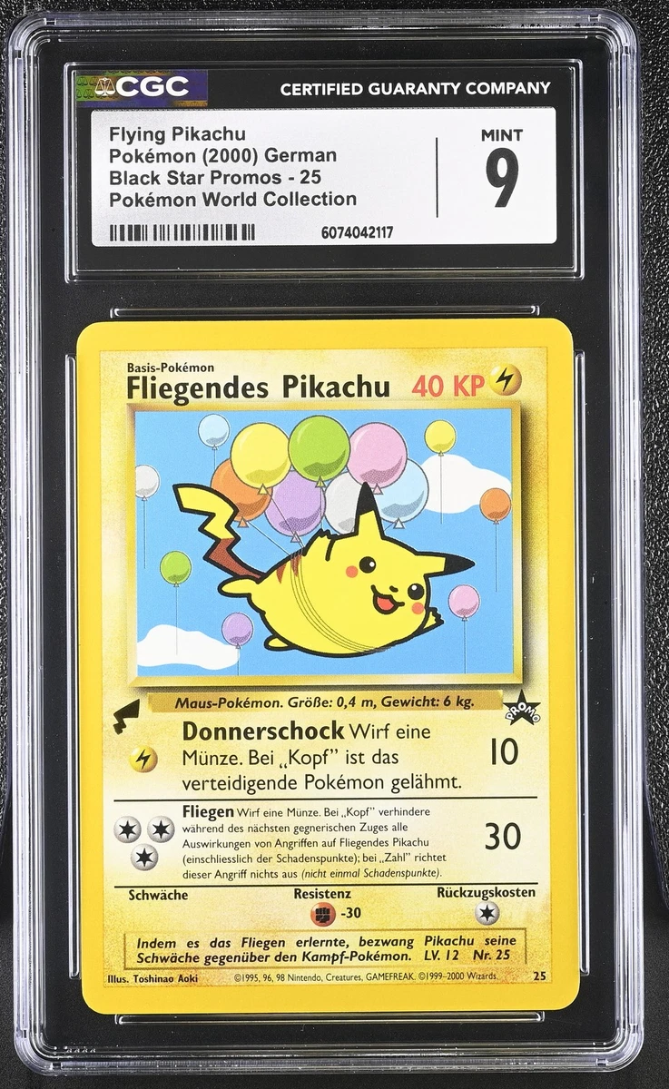 Pokémon TCG Pikachu German Individual Collectible Card Game Cards