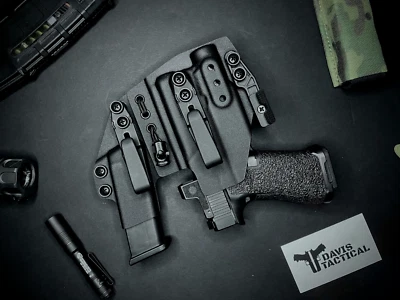 Funda Davis Tactical-IWB Kydex Apéndice Sidecar para Glock 43x/MOS TLR7 SUB Foto 1 de 4