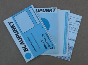 1969-70 Porsche 911 Blaupunkt Frankfurt Manuals Model # 7 631 627 - Bild 1 von 8