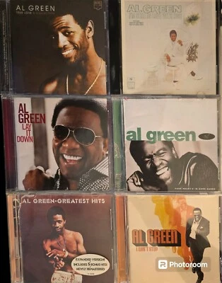 Lot 6-CDs Al Green Hits Collection True Love Still Lay Down Heart Good Hands Foto 1 de 2