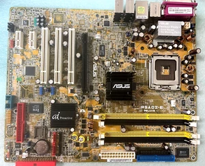 VINTAGE ASUS P5AD2-E DELUXE R1.04 LSA775 ATX MOTHERBOARD SND LAN FIREWIRE MBMX70 - Picture 1 of 5