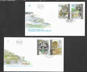 Israel 1992 Auswahl von 2 aus New Jerusalem Zoo FDCs + Special P/Mark - Bild 1 von 1