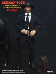 REDMAN TOYS 1/6 Scale The Bad RM060 Cowboy Solider 12in Action Figure Model - Picture 1 of 13
