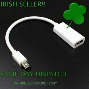 Mini Display Port DP To HDMI Adapter Cable For Mac MacBook Pro White - Picture 1 of 7