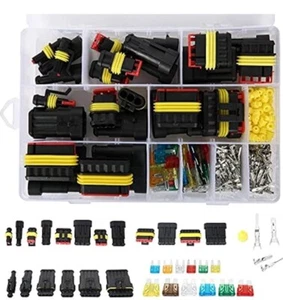 240 piezas 1-6 pines Conectores de Cable Eléctrico Juego de Enchufes de Sello Automotriz Impermeable - Imagen 1 de 9