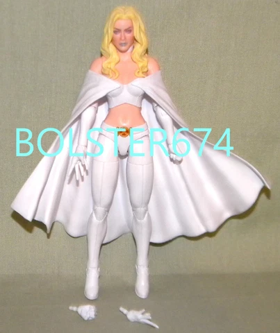 EMMA FROST LOOSE 6" Action Figure Marvel Legends X-Men No CH'OD BAF 2023 Cover