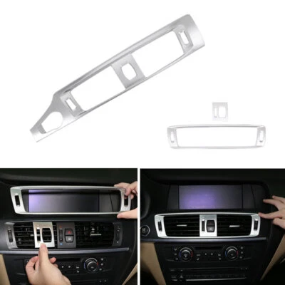 Consola ABS plateada aire acondicionado salida marco embellecedor para BMW X3 F25 2011-2017 Foto 1 de 4