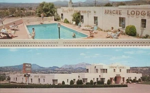 Apache Lodge - Prescott, Arizona - unposted RPPC - Afbeelding 1 van 3