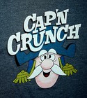 Quaker Captain Crunch Breakfast Cereal New Blue Classic T-Shirt Small