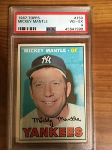 1967 Topps Mickey Mantle PSA 4 - Picture 1 of 2
