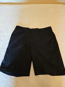 Dockers Individual Fit Metro Bermuda Short Women's Size 14 Black High Rise - Picture 1 of 10