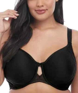 Elomi Charley 38DDD Black Bandless Spacer Seamless Underwire Bra NEW - Picture 1 of 2