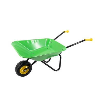 NOMITA GMBH Rekord Kinderschubkarre (Metall) - Grün & Rot | für Kinder ab 3 Jahre