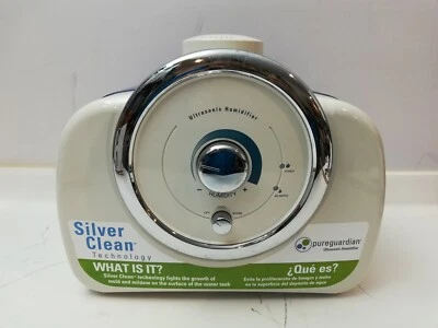 PureGuardian Technologies Ultrasonic Humidifier Silver Clean tech H2000B 72-Hour - Image 1 of 4