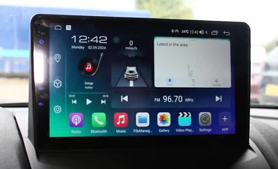 FORD FIESTA 2009-17 RADIO DVD NAVI BT ANDROID 14.0 CARPLAY WIFI 9493 - Image 1 of 4