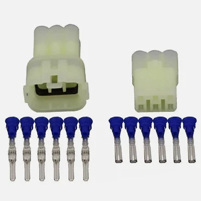 6Way Sumitomo HM 090 MT Connector Plug Set Male Female For Suzuki Yamaha Honda , - Imagem 1 de 4