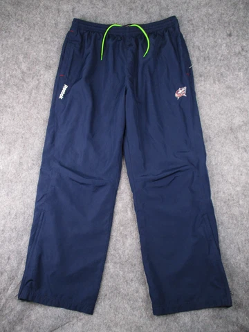 Columbus Blue Jackets Pants Mens XL Reebok NHL Hockey Windbreaker Sweatpants Cover