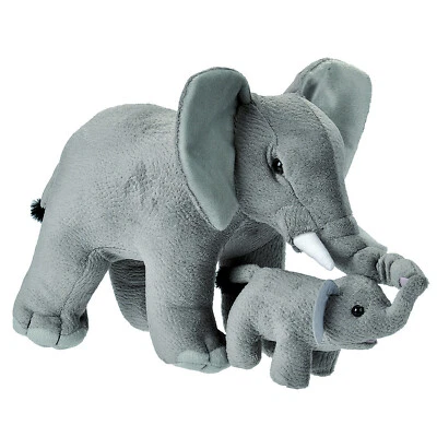 Wild Republic Mom & Baby Elefant 19396 - Wild Republic Elefant mit Kind 30cm